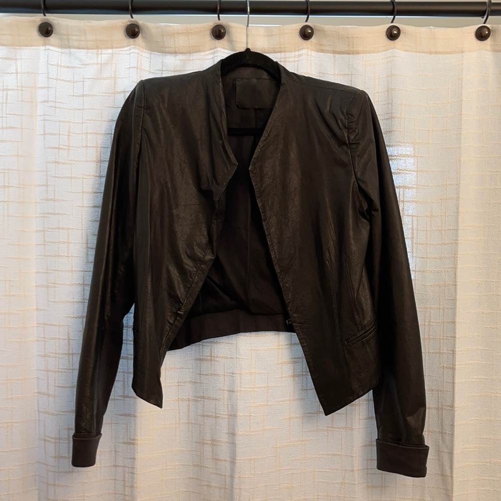 Genuine lamb leather A.L.C. Jacket